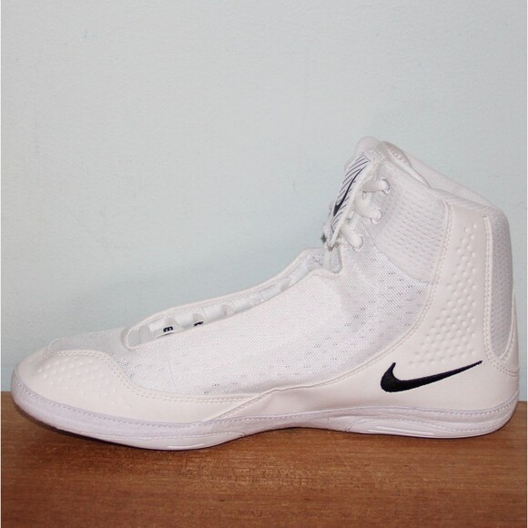 Nike Inflict 4 Wrestling Shoes Mens 10 White Black main image 5